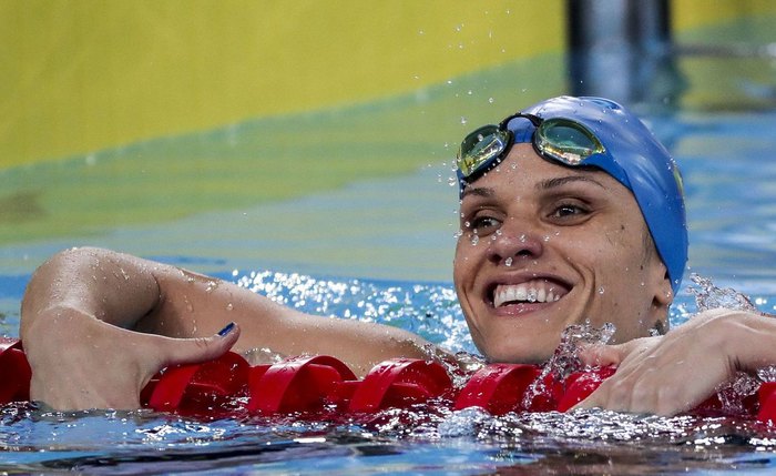 Nadadora pernambucana surpreende na primeira competição fora do Brasil