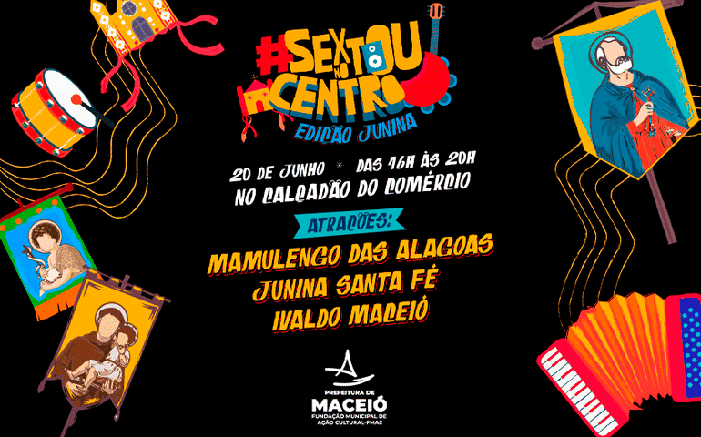 Sextou no Centro reúne arte e alegria em mais uma celebração junina no Calçadão do Comércio