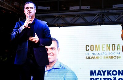 Comenda Silvânio Barbosa: Maykon Beltrão é homenageado pela CPLA  