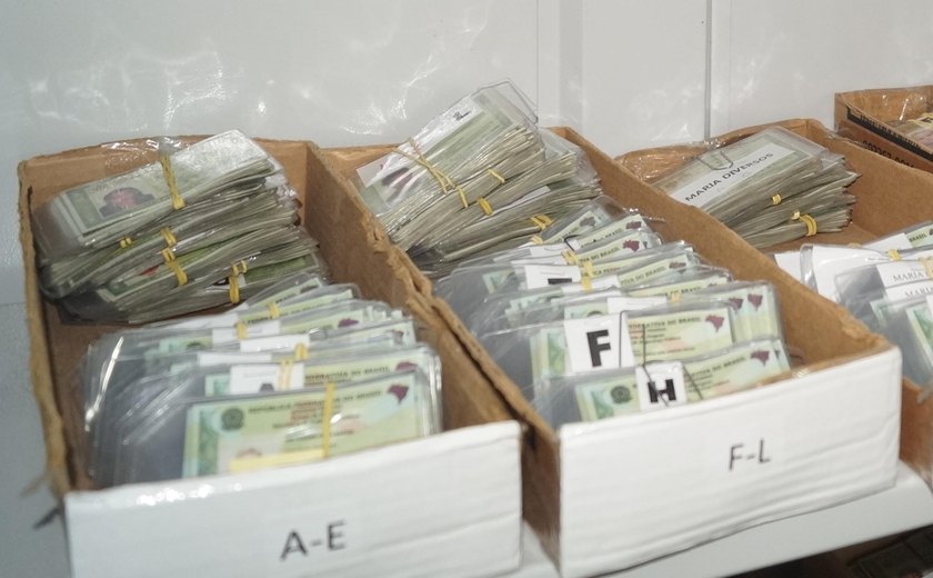 Mais de 14 Mil carteiras de identidade aguardam retirada em Alagoas