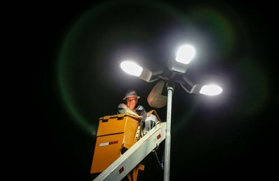 Prefeitura vai instalar mais de 500 luminárias nesta semana