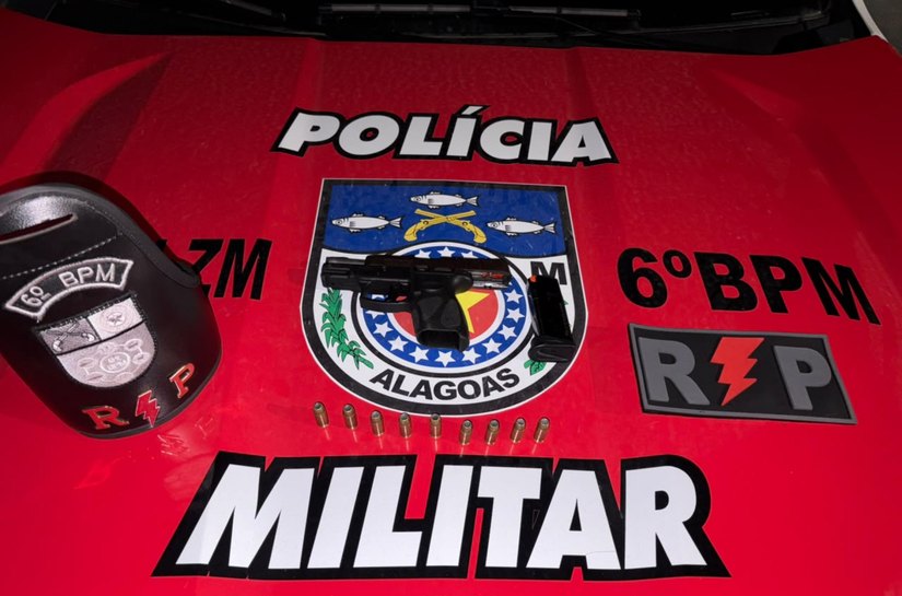 Polícia Militar apreende arma de fogo após denúncia de possível violência doméstica