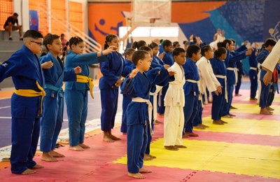 Festival de Judô Escolar reúne estudantes e incentiva formação cidadã