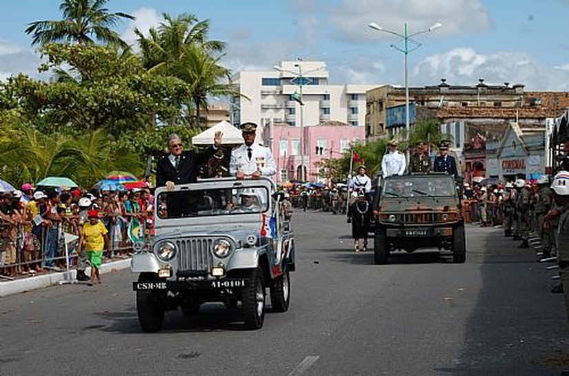 Avenida da Paz recebe desfile cívico-militar neste 7 de Setembro