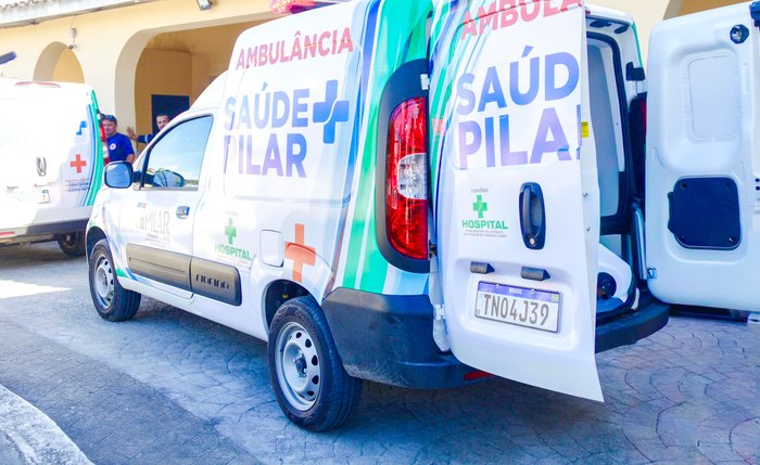Pilar reforça estrutura da Saúde com entrega de três novas ambulâncias Pilar reforça estrutura da Saúde com entrega de três novas ambulâncias