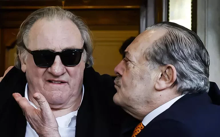 Gérard Depardieu faz as pazes com histórico paparazzo italiano
