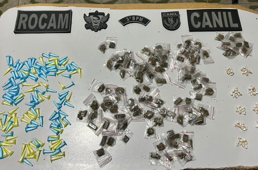 PM combate o tráfico e apreende entorpecentes em Arapiraca