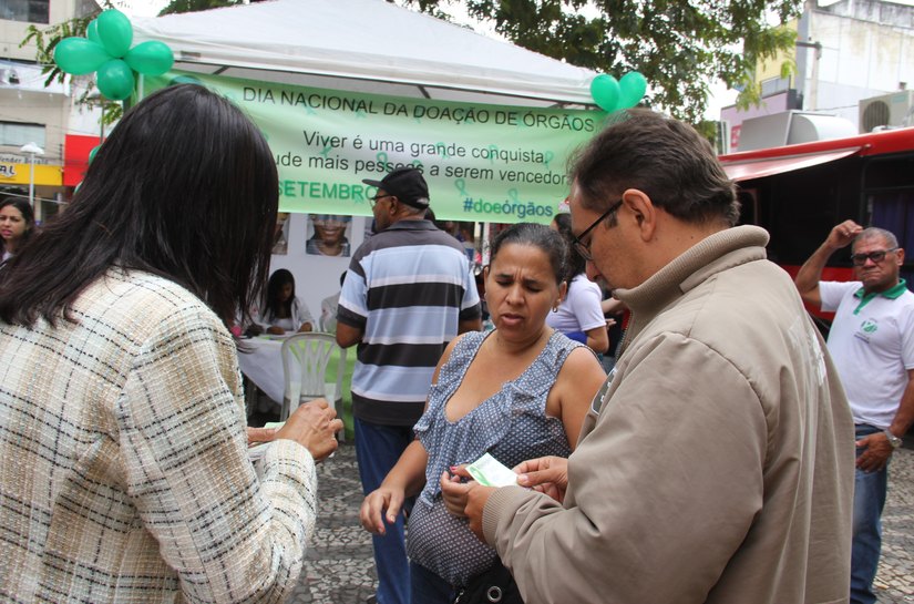 População de Arapiraca recebe orientações sobre a importância da doação de órgãos