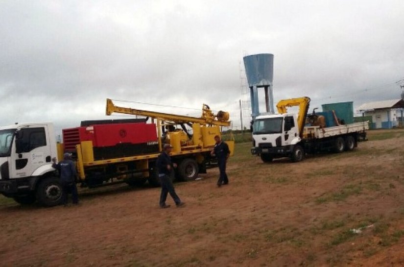 Poço artesiano é perfurado e contribuirá para projeto de irrigação sustentável