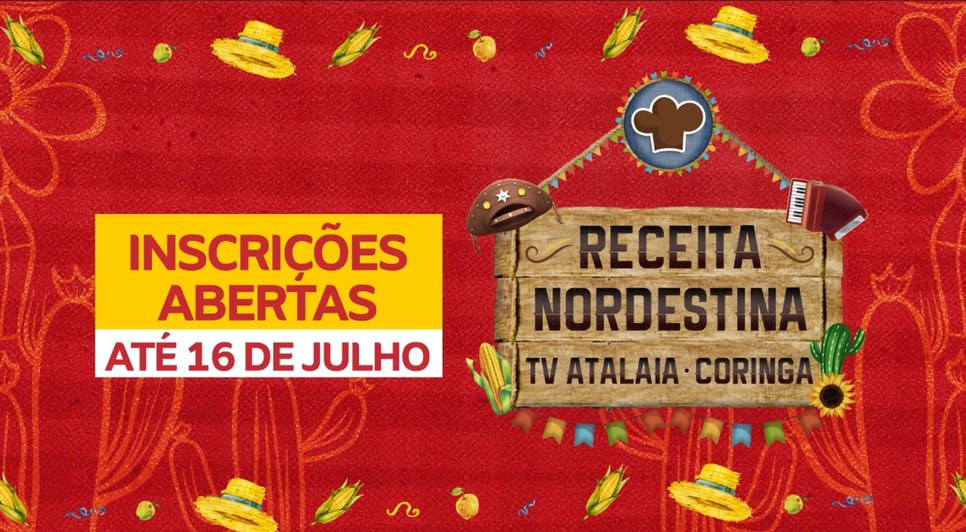 Concurso Receita Nordestina TV Atalaia Coringa está com inscrições abertas; confira premiação