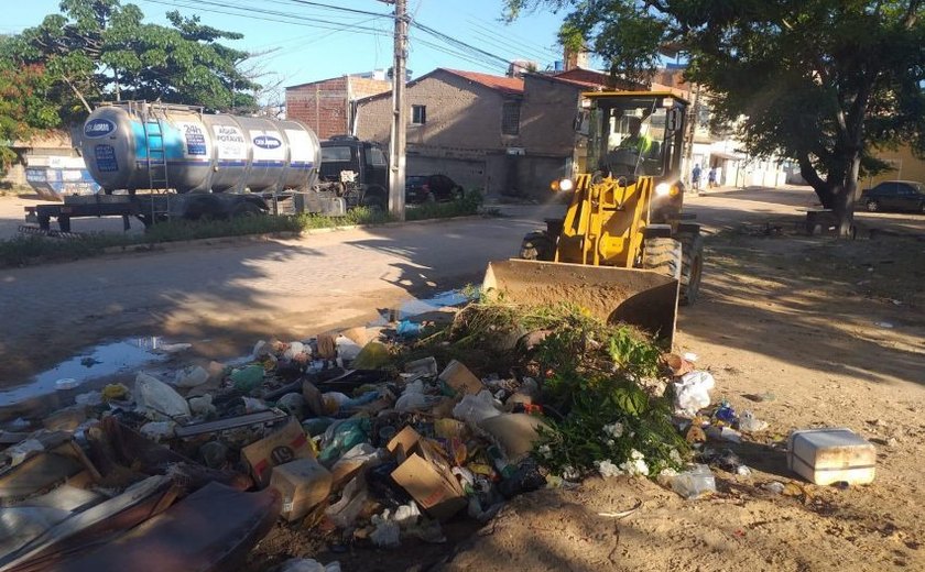 Descarte irregular de lixo ameaça segurança durante chuvas em Maceió