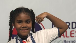 Nadadora sergipana conquista quatro medalhas em Nordestão escolar / Foto: Foto: Assessoria