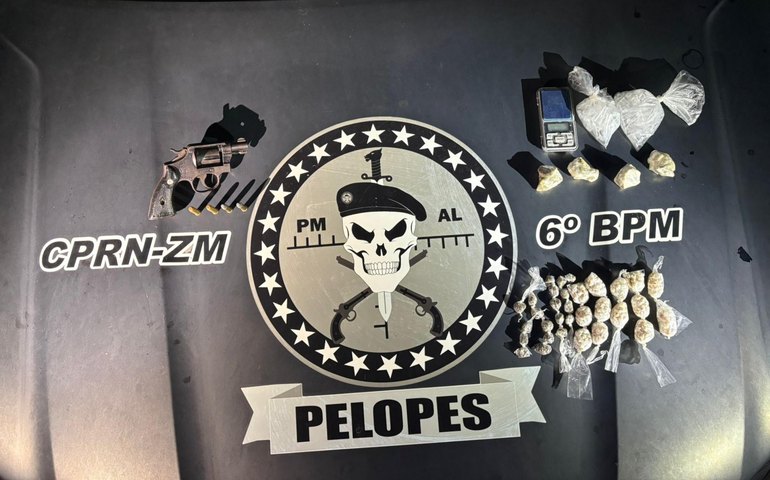 Polícia Militar prende liderança do tráfico em Porto Calvo