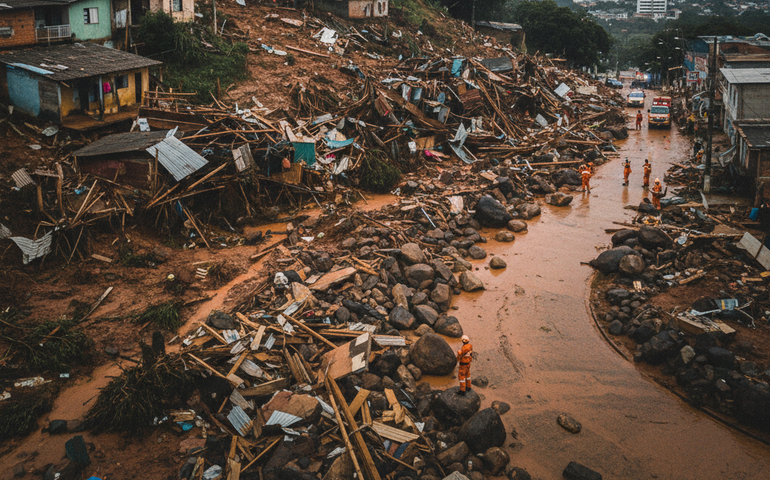 Entenda o fenômeno da supercélula que causou chuva extrema e destruição em Minas Gerais