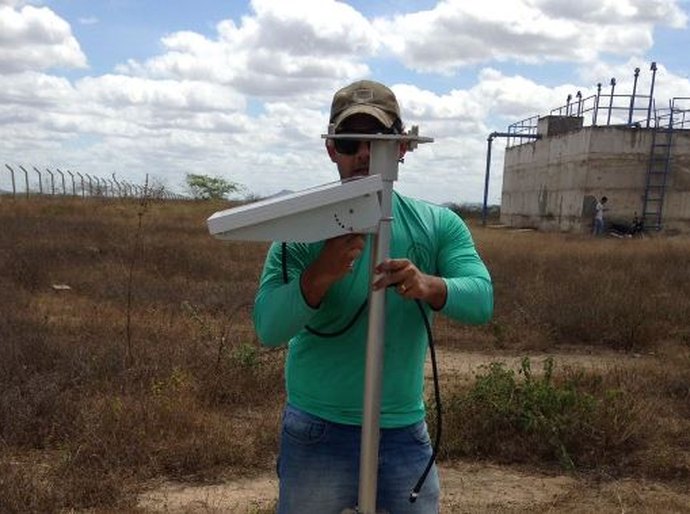 Semarh instala pluviômetros para monitorar condições climáticas