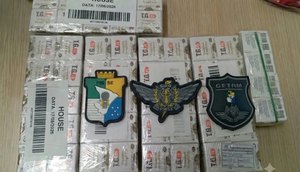 Apreensão de caixas de canetas emagrecedoras