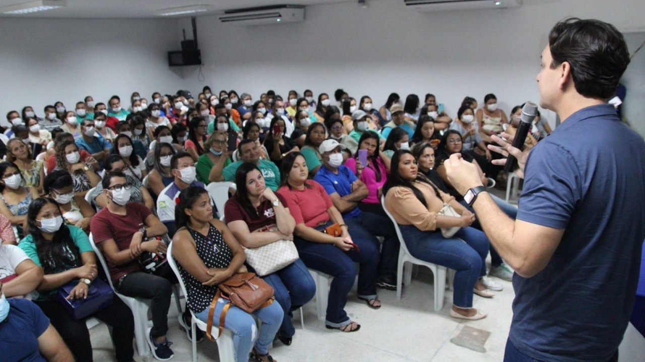 Prefeito Marcelo Beltrão reúne agentes de Saúde e de Endemias e anuncia piso salarial nacional