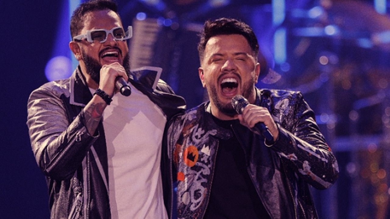 Diego e Victor Hugo festejam gravação de novo DVD