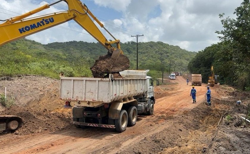 AL-101 terá ligação direta e pavimentada à BR-101 em Jequiá da Praia, em obra de R$ 15,3 milhões