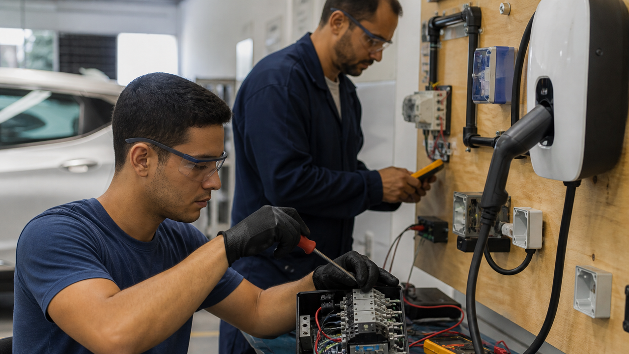 EnergiFE: inscrições abertas para curso de Instalação e Manutenção de Infraestrutura de Carregamento de Veículos Elétricos