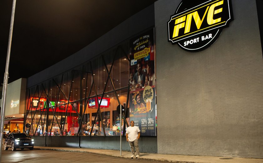 Five Sport Bar celebra 2 anos em Maceió com gastronomia e entretenimento