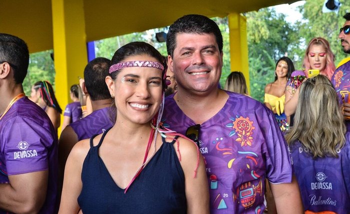 O empresário Fernando Lucena e Raquel Lyra O empresário Fernando Lucena e Raquel Lyra