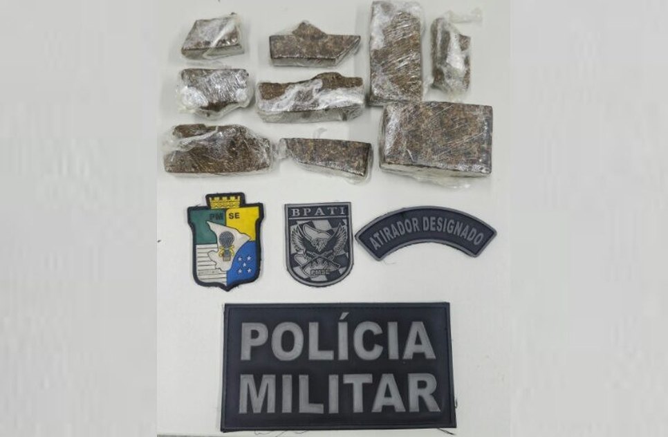 Apreensão de drogas  / Foto: PMSE