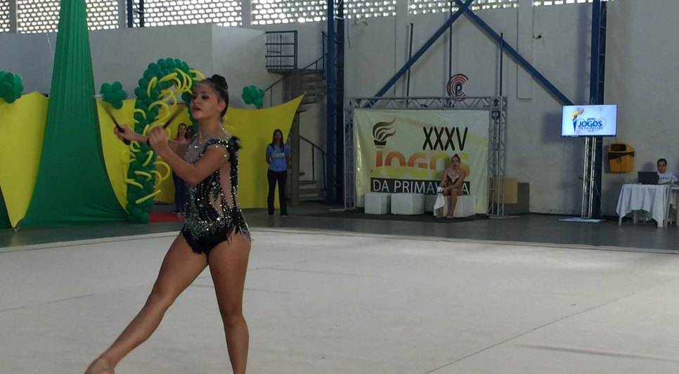 Ginástica no Jogo da Primavera / Foto: Ascom/SEED