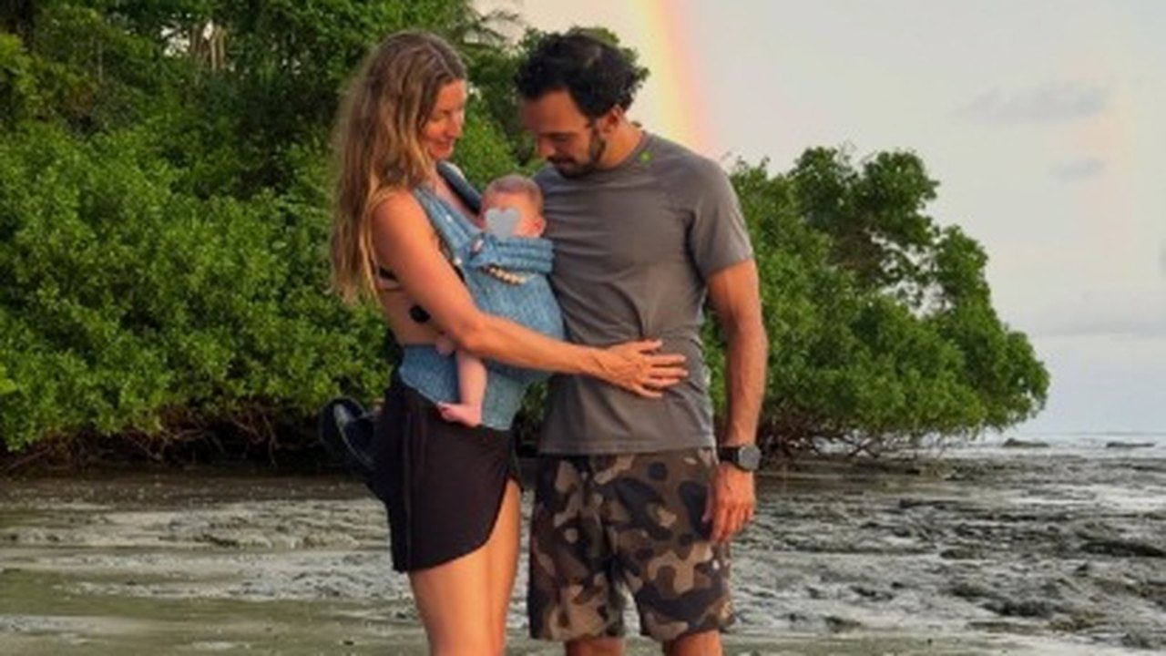 Gisele Bündchen homenageia Joaquim Valente no Dia dos Pais, 'esquece' de Tom Brady e web reage