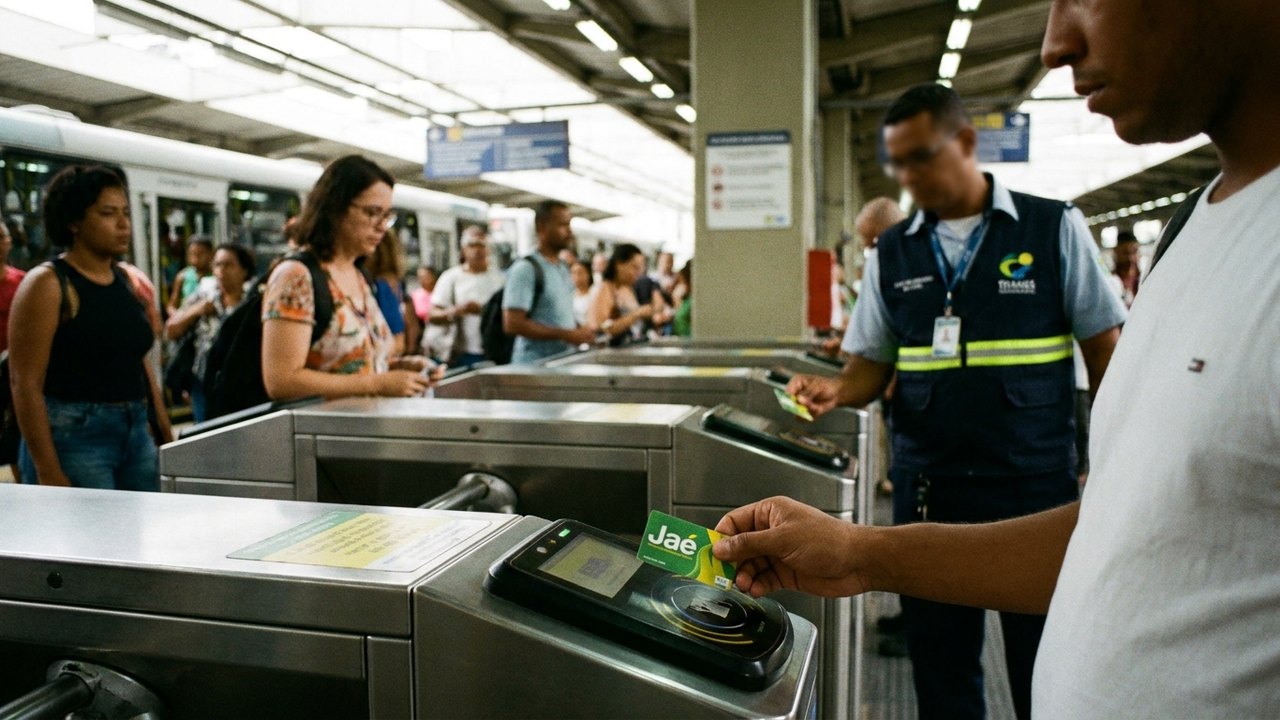 Usuários relatam falha no QR Code do Jaé no embarque do BRT para o Rock in Rio