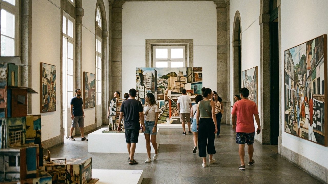 Artista de Duque de Caxias ocupa a Caixa Cultural com obras que retratam o Rio