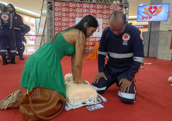 RCP Day: Samu Alagoas capacita mais de 300 pessoas em evento gratuito