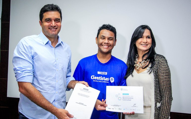 Projeto da Escola Sesi Cambona ganha prêmio na área de inovação