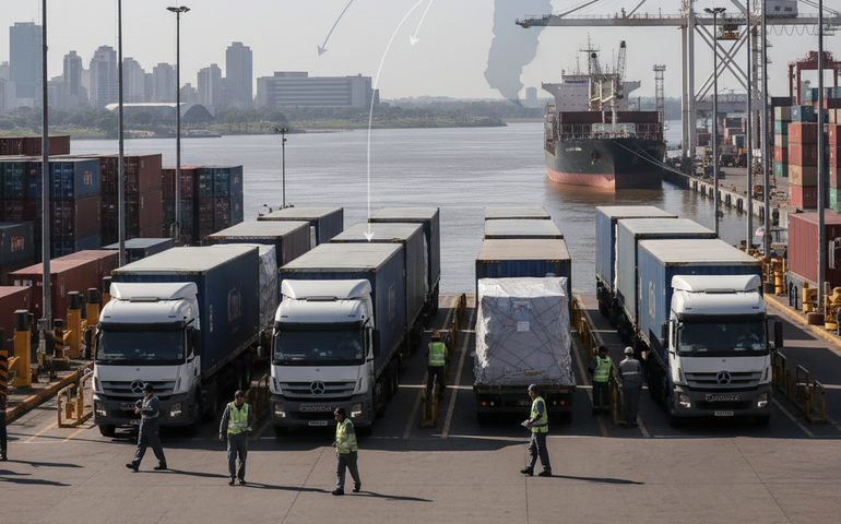 Exportações brasileiras ao Mercosul crescem 30% e atingem US$ 23,8 bilhões em 2025