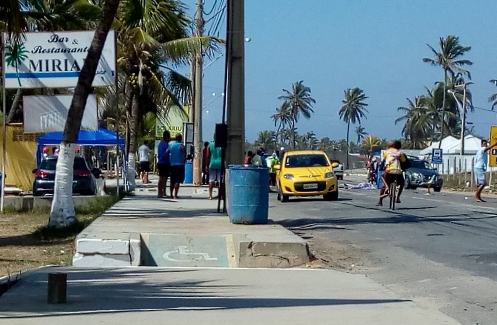 Mulher atropelada na rodovia / Foto: MC
