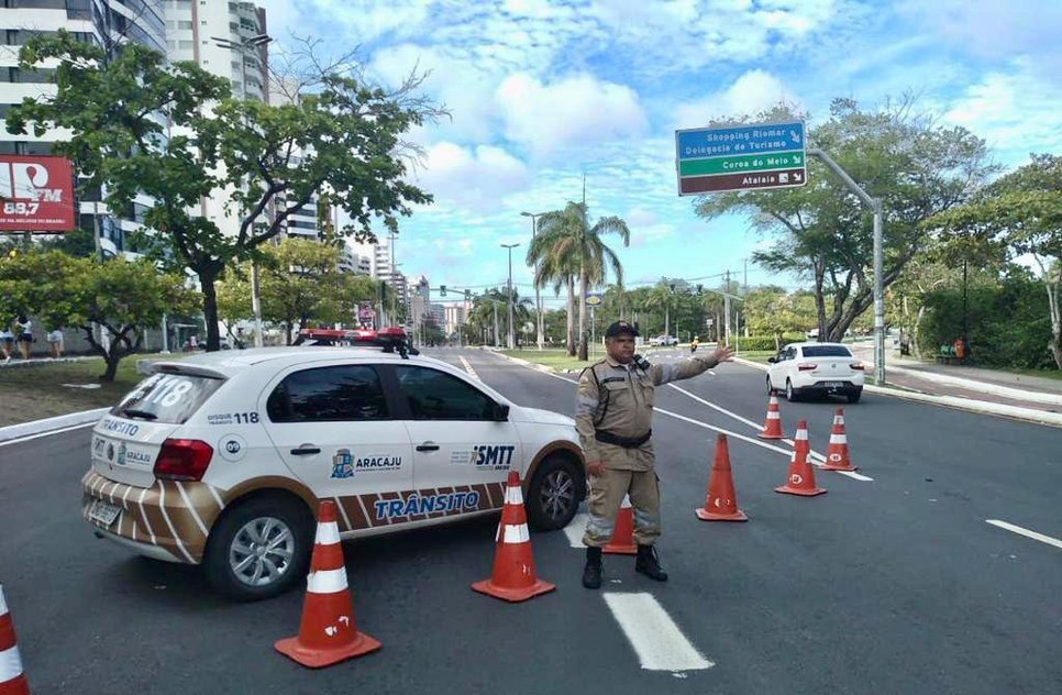 Trânsito será alterado na Avenida Beira Mar e Orla de Atalaia em Aracaju neste final de semana / Foto: Foto: SMTT/Aracaju