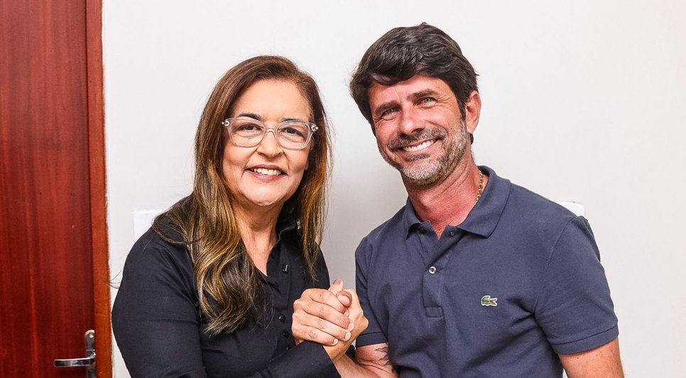 A senadora Dra. Eudócia e o prefeito de União dos Palmares, Junior Menezes / Foto: assessoria
