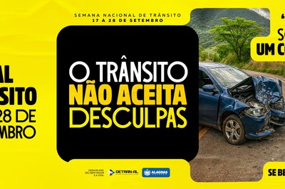 Com entrega de equipamentos, Detran AL abre a Semana Nacional do Trânsito na próxima quarta (17)