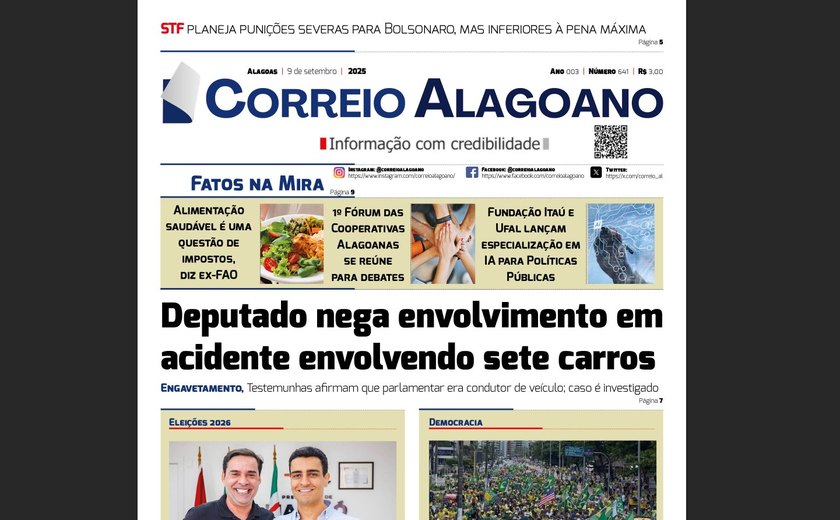 Deputado nega envolvimento em acidente envolvendo sete carros