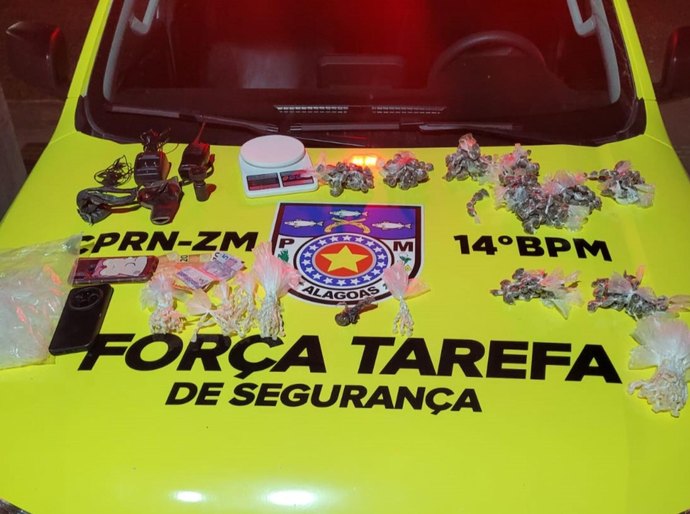 PM flagra tráfico e receptação em ocorrências na Zona da Mata Norte