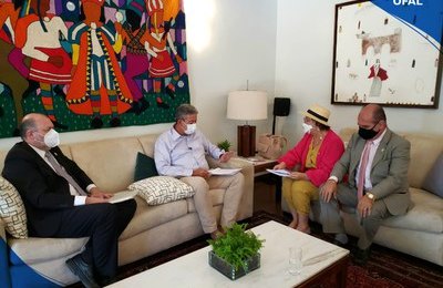 Reitor Josealdo Tonholo pede apoio aos parlamentares para demandas da Ufal 