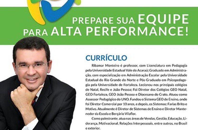 Educação de Cajueiro promove palestra com Ribamar Monteiro