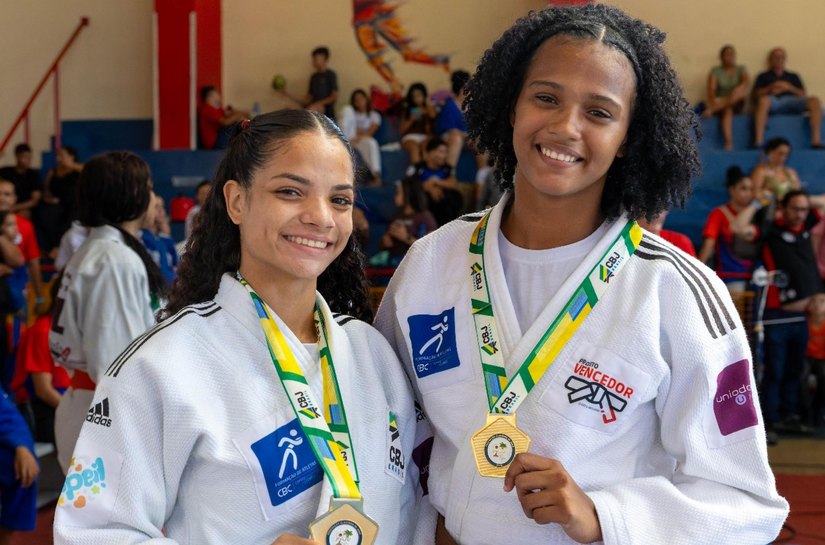 Estudantes da Rede Estadual estão entre as 10 melhores judocas do país na classe cadetes