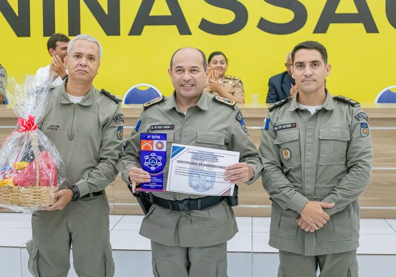Homenagens marcam comemorações do 39º aniversário do 4º BPM