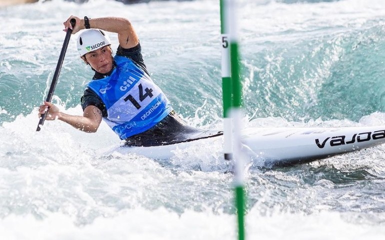 Ana Sátila termina em 5º no Mundial de Canoagem Slalom e celebra vaga para Paris-2024