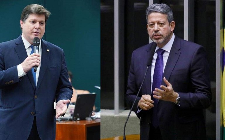 Adversários, Lira e Baleia votam igual no plenário da Câmara