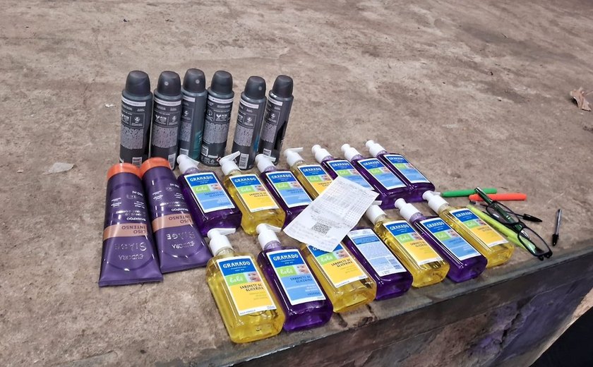 Homem é preso por furto de produtos de higiene em supermercado de shopping em Maceió