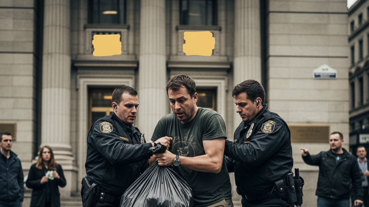 Polícia apreende R$ 500 mil em saco de lixo com homem que saía de agência bancária em Caxias