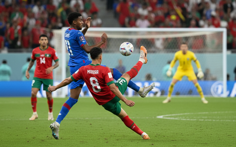 Marrocos, rival do Brasil na Copa-26, vence Comores na estreia