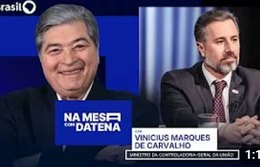 Na Mesa com Datena | Vinicius Marques de Carvalho, ministro da Controladoria-Geral da União (CGU)